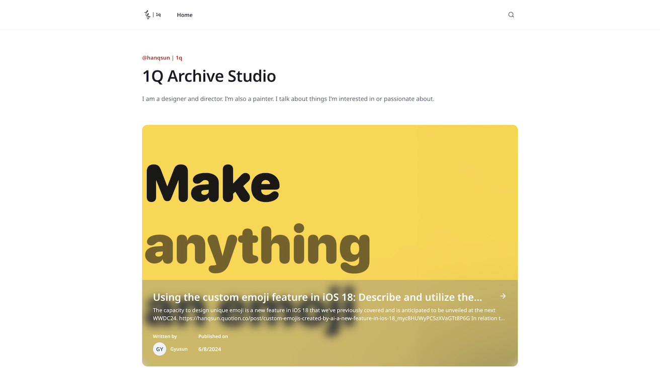 1Q Archive Studio