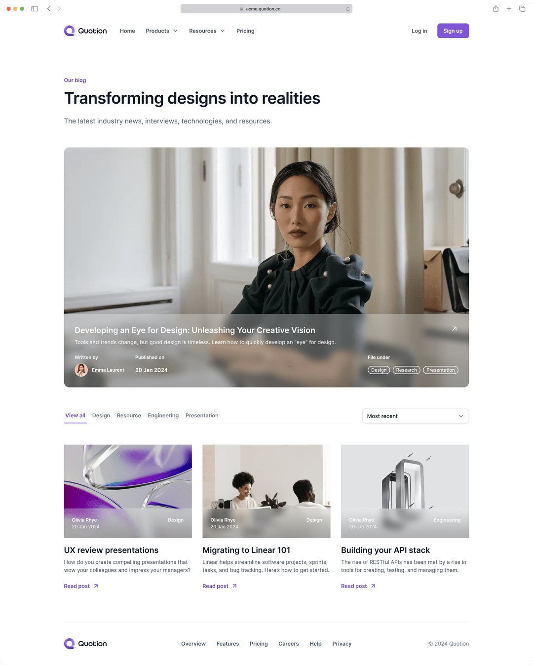 Acme blog