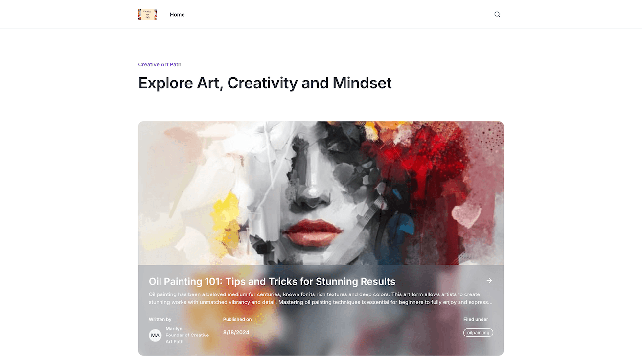 Creative Art Path