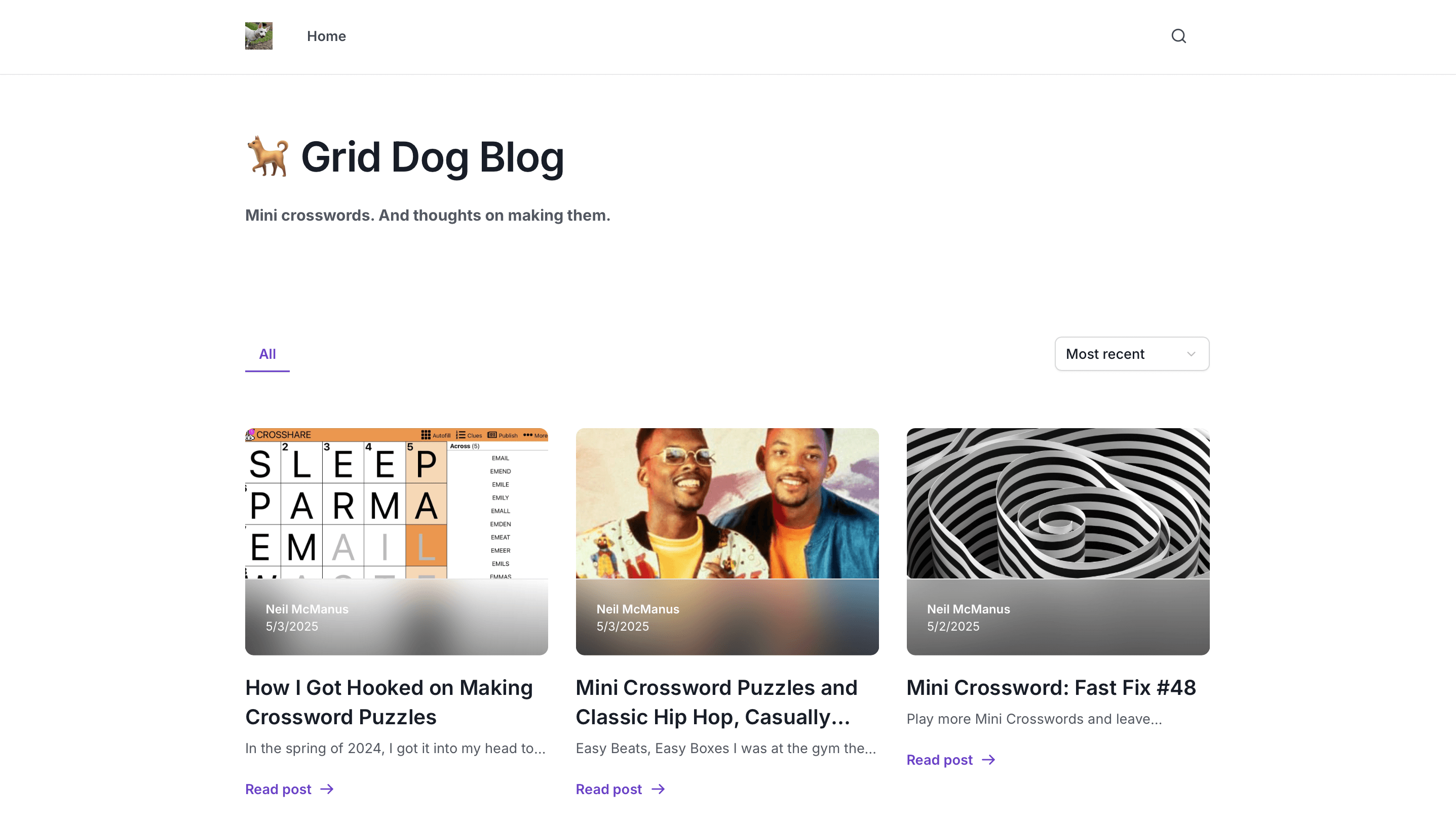 Grid Dog Blog