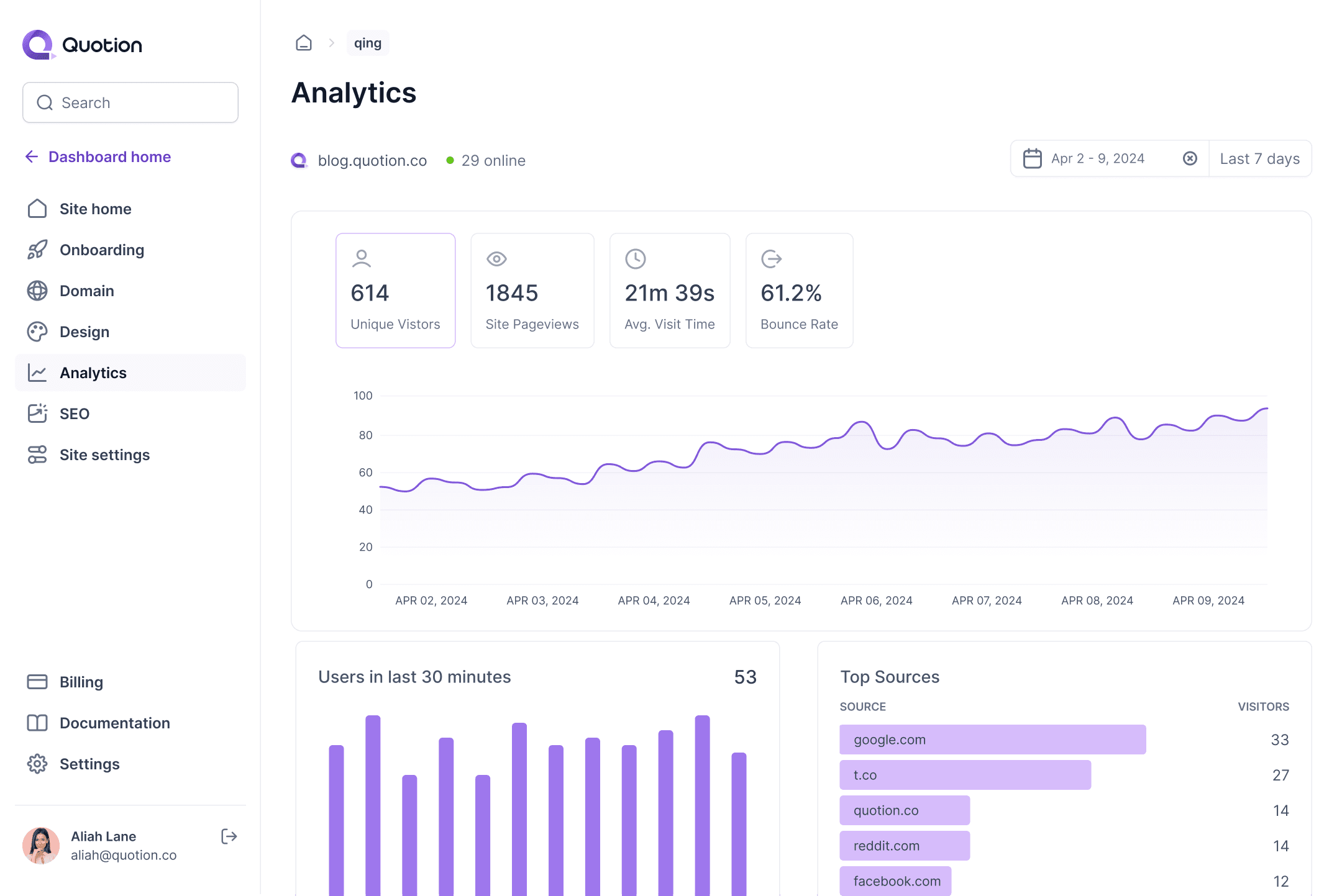Web analytics